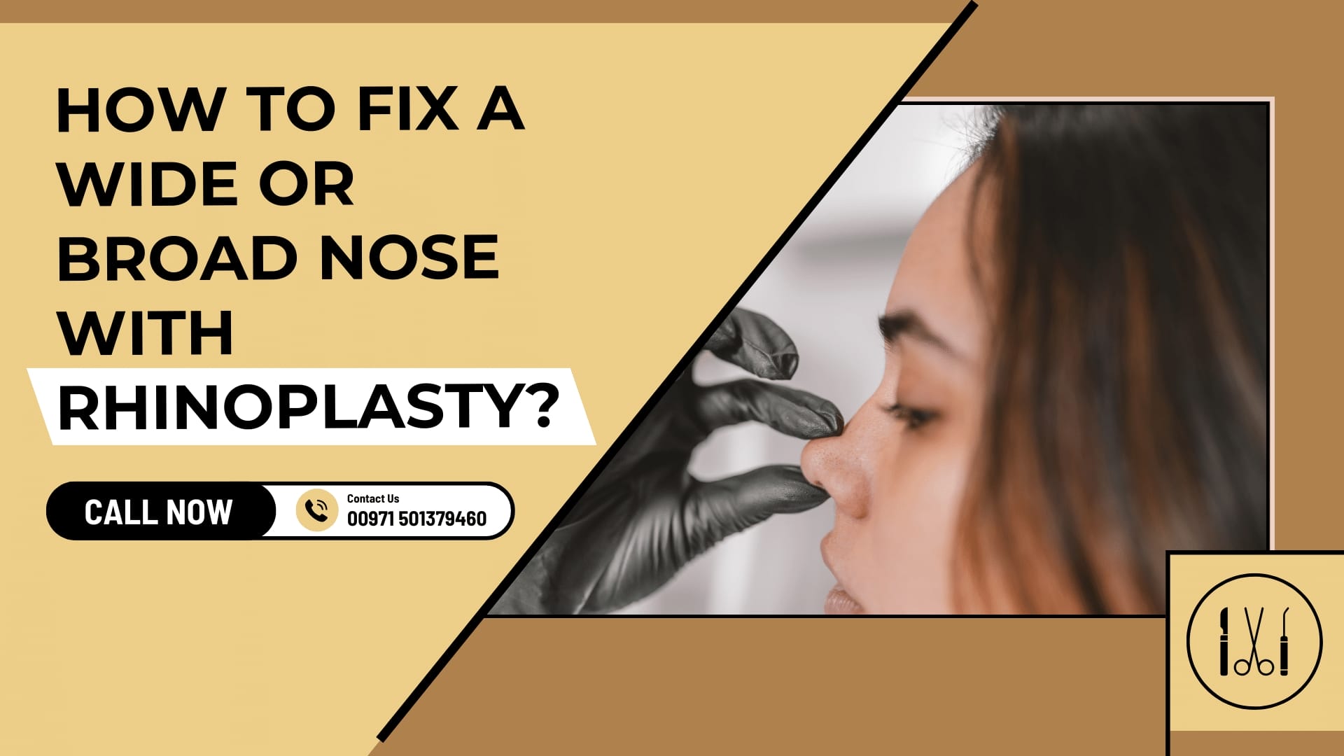 How To Fix A Wide Or Broad Nose With Rhinoplasty?