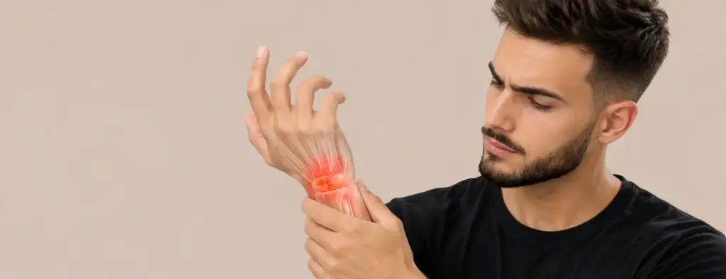 Anatomical Wrist Pain Illustration